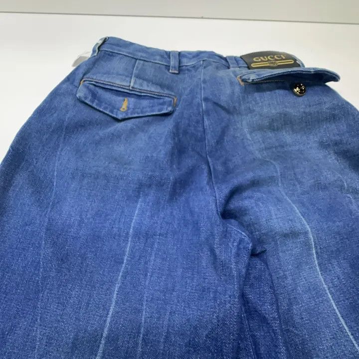 Gucci Gucci Loose Fit Wide-Leg Denim Pants Size US 40 / EU 56 - 11 Thumbnail