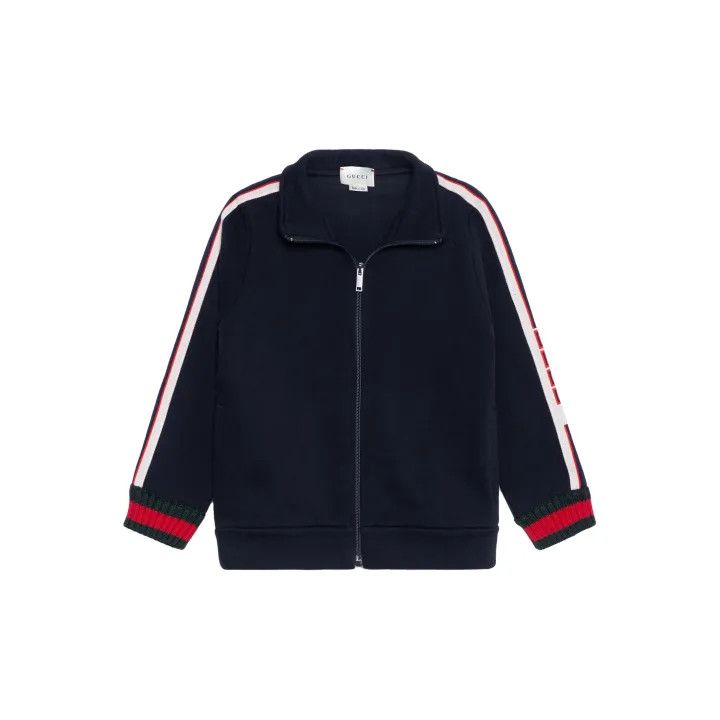 Gucci Gucci Blue Jacket with Red Green Trim Size US M / EU 48-50 / 2 - 2 Thumbnail