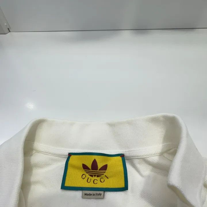 Gucci Gucci x Adidas Originals Logo Polo Shirt Size US S / EU 44-46 / 1 - 6 Thumbnail