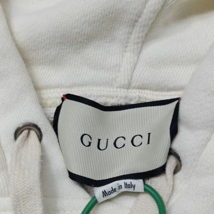 Gucci GUCCI Logo Printed Hooded Sweatshirt for Men Size US M / EU 48-50 / 2 - 3 Thumbnail