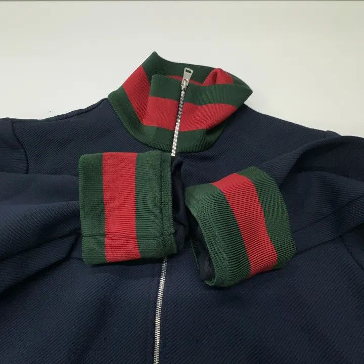 Gucci Gucci Striped Jacket in Dark Blue Color Size US M / EU 48-50 / 2 - 9 Thumbnail