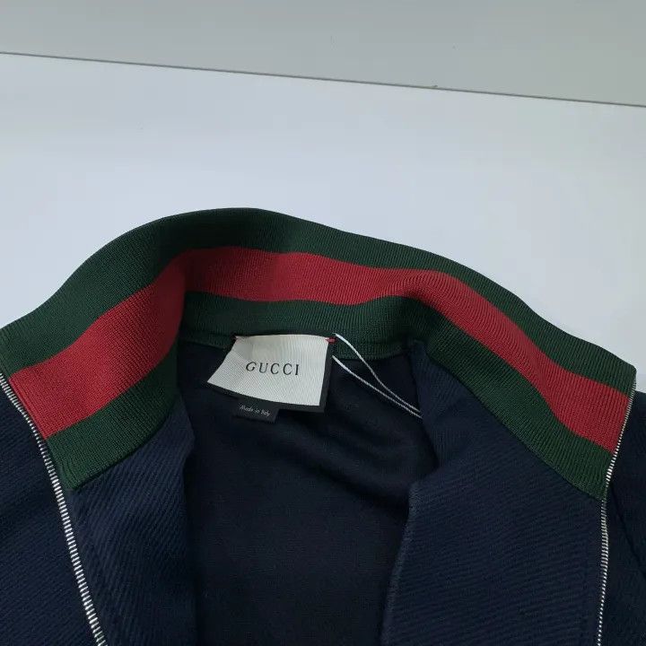 Gucci Gucci Striped Jacket in Dark Blue Color Size US M / EU 48-50 / 2 - 8 Thumbnail
