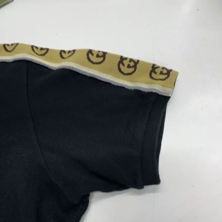 Gucci Gucci Black Double G Stripe Polo Shirt Size US L / EU 52-54 / 3 - 14 Thumbnail