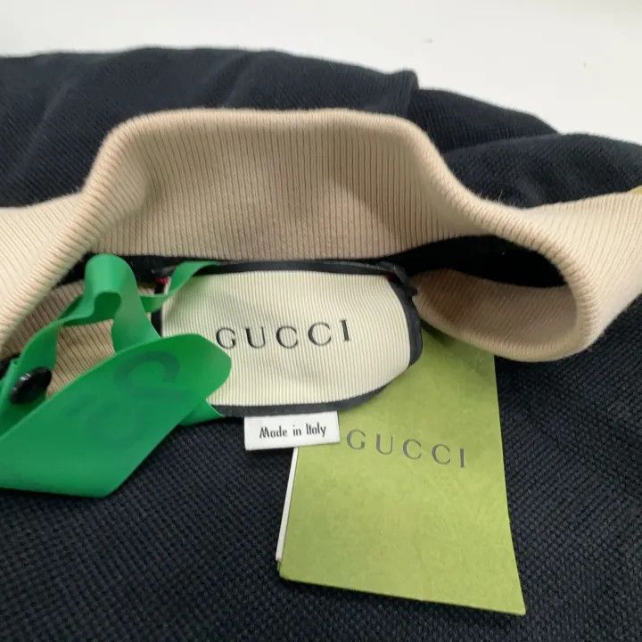 Gucci Gucci Black Double G Stripe Polo Shirt Size US L / EU 52-54 / 3 - 5 Thumbnail