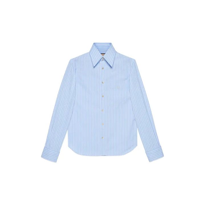 Gucci Gucci Vintage Stripe Long Sleeve Shirt Size US M / EU 48-50 / 2 - 2 Thumbnail