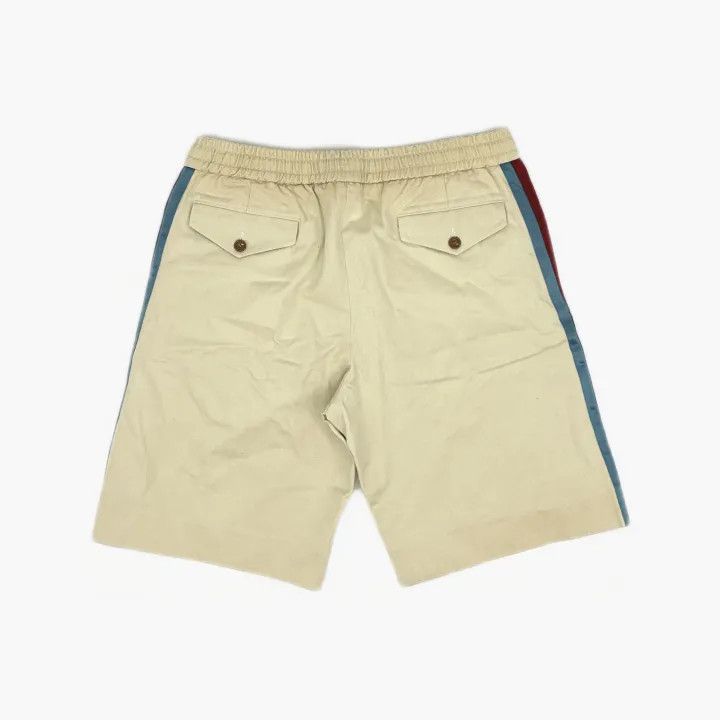 Gucci Gucci Red Blue Satin Side Stripe Shorts Size US 44 / EU 60 - 3 Thumbnail