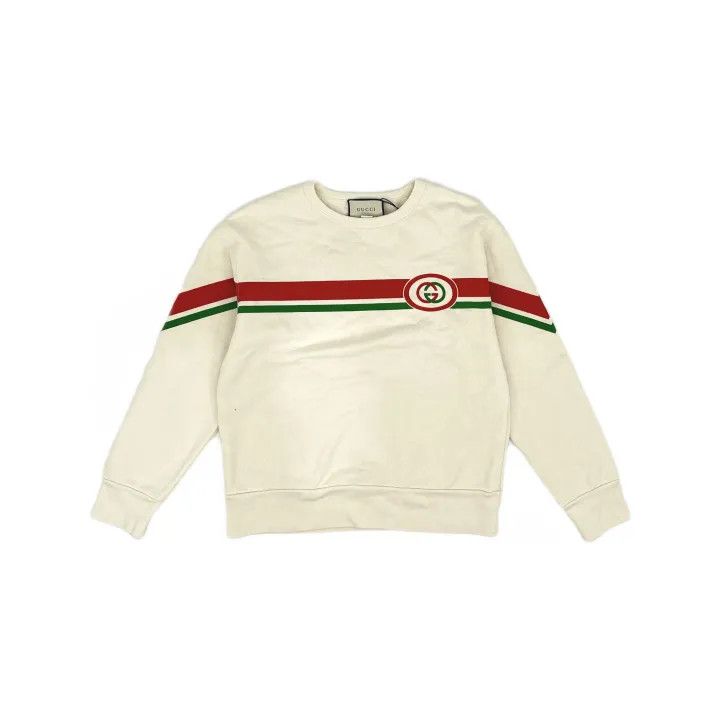 Gucci Gucci Stripe Pattern Long Sleeve Sweatshirt Size US S / EU 44-46 / 1 - 2 Thumbnail