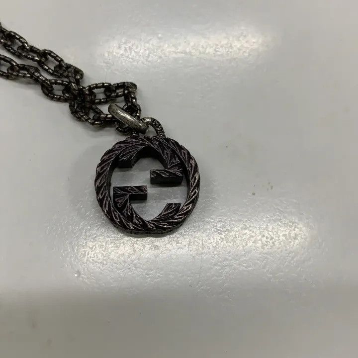 Gucci Gucci Interlocking G Silver Chain Necklace Unisex Size ONE SIZE - 2 Thumbnail