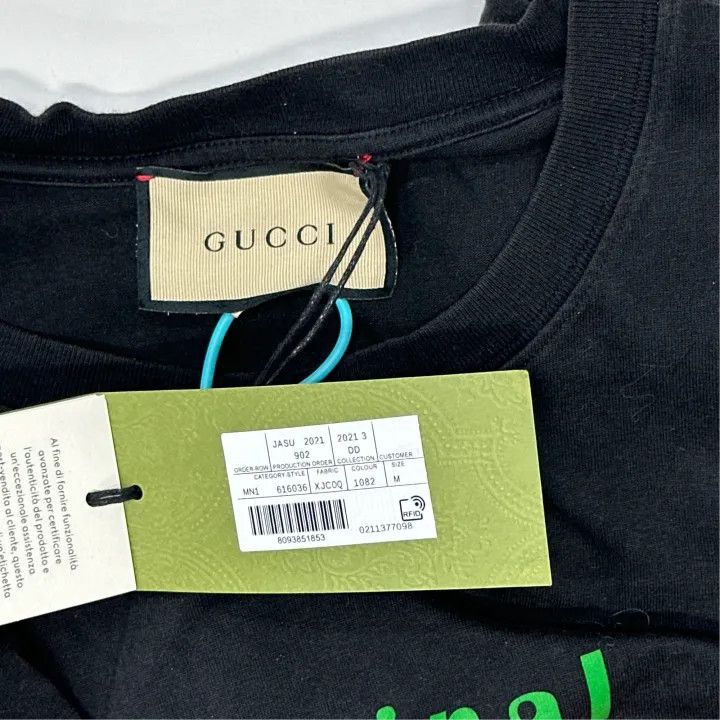 Gucci Gucci Original Oversized Graphic T-Shirt for Men Size US L / EU 52-54 / 3 - 3 Thumbnail