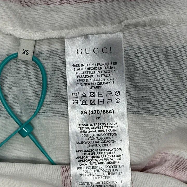 Gucci GUCCI Striped Oversized Polo Shirt for Men Size US XS / EU 42 / 0 - 4 Thumbnail
