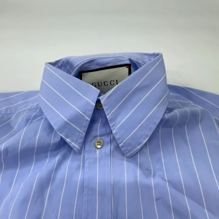 Gucci Gucci Striped Long Sleeve Shirt for Men and Women Size US M / EU 48-50 / 2 - 7 Thumbnail