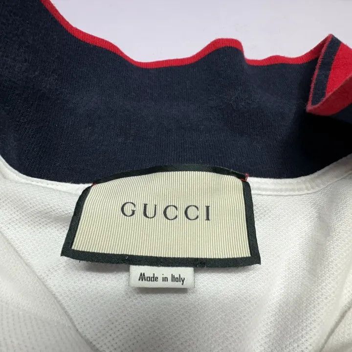Gucci Gucci Classic Logo Long Sleeve Polo Shirt Size US S / EU 44-46 / 1 - 3 Thumbnail