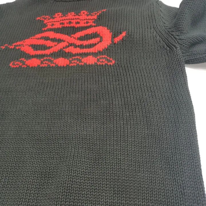 Gucci Gucci Black sweater with lettering design Size US S / EU 44-46 / 1 - 7 Thumbnail