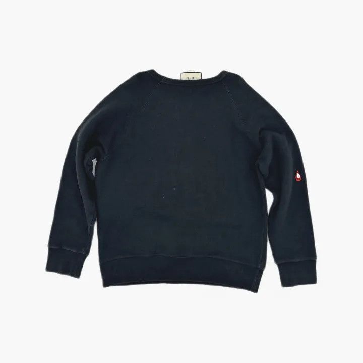 Gucci Gucci Black Printed Cotton Sweatshirt Unisex Size US M / EU 48-50 / 2 - 3 Thumbnail