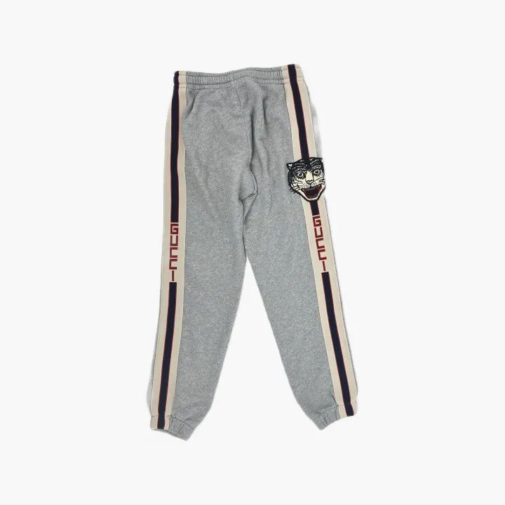 Gucci Gucci Gray Tiger Logo Sweatpants Size US 26 / EU 42 - 3 Thumbnail