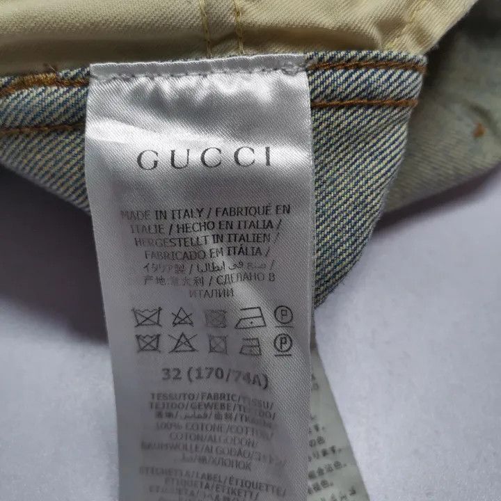 Gucci Gucci Blue Striped Denim Tapered Pants Size US 32 / EU 48 - 4 Thumbnail