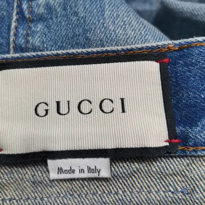 Gucci Gucci Blue Striped Denim Tapered Pants Size US 32 / EU 48 - 3 Thumbnail