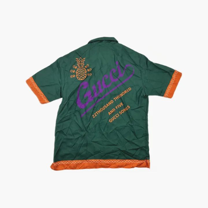 Gucci Gucci Casual Short Sleeve Button-Up Shirt Size US L / EU 52-54 / 3 - 2 Thumbnail