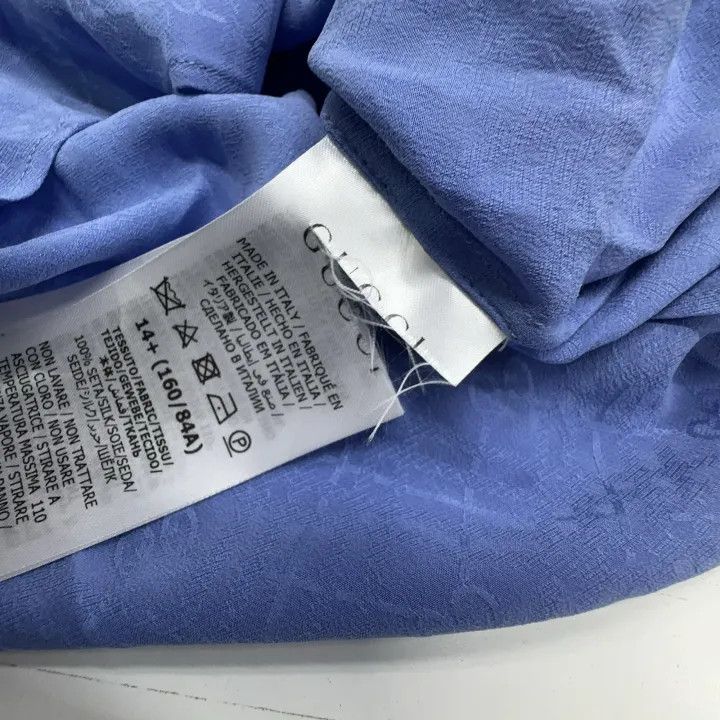 Gucci Gucci x Harry Styles Blue Shirt Size US XXS / EU 40 - 6 Thumbnail