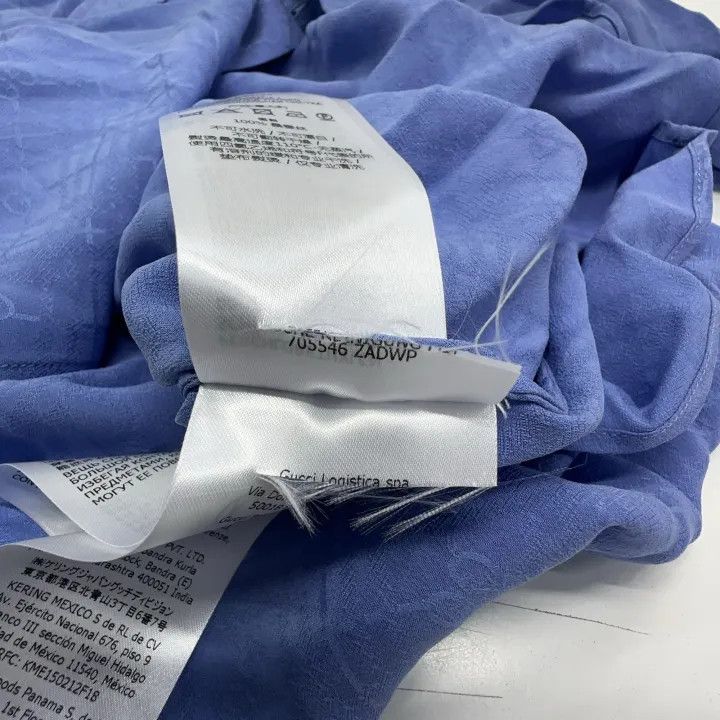 Gucci Gucci x Harry Styles Blue Shirt Size US XXS / EU 40 - 5 Thumbnail