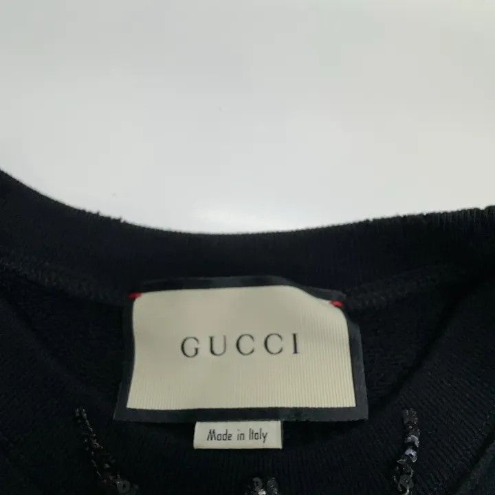 Gucci Gucci Butterfly Logo Black Sweatshirt Size US XXS / EU 40 - 4 Thumbnail