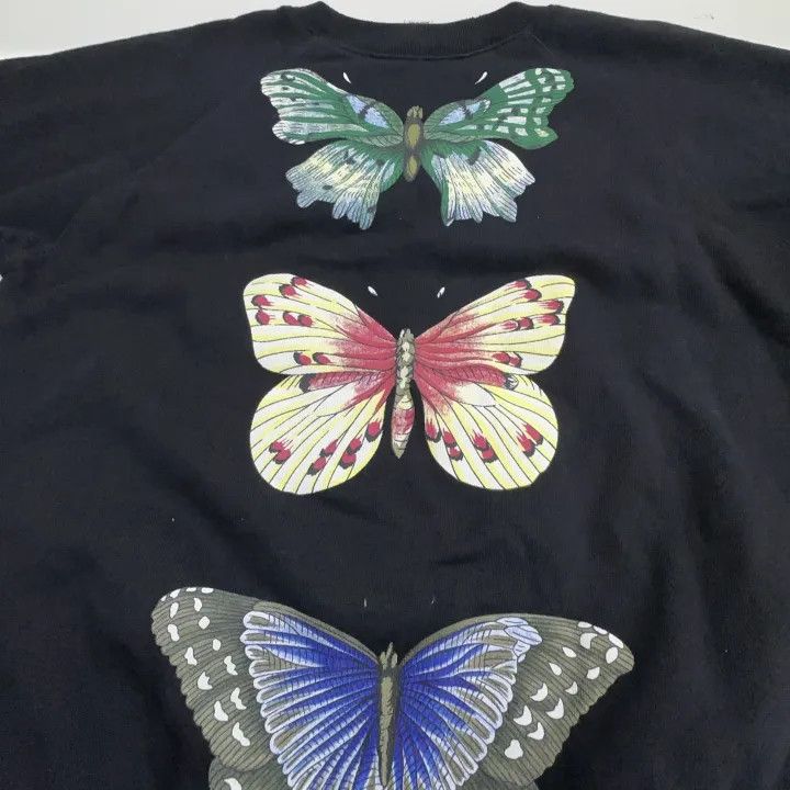 Gucci Gucci Butterfly Logo Black Sweatshirt Size US XXS / EU 40 - 5 Thumbnail