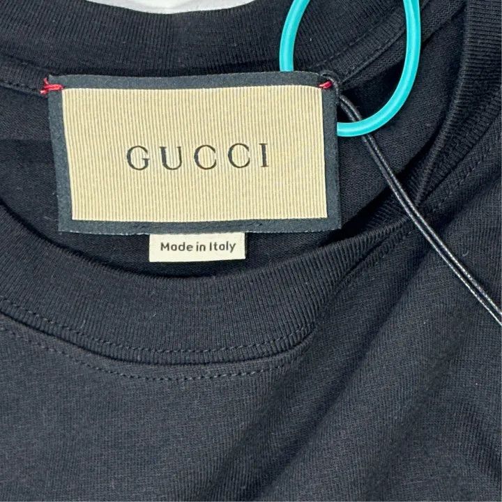 Gucci Gucci Original Black Oversized Short Sleeve T-Shirt Size US L / EU 52-54 / 3 - 3 Thumbnail