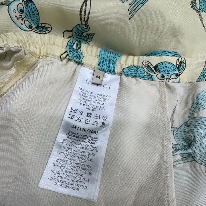 Gucci Gucci x Freya Hartas Printed Silk Shorts Size US 44 / EU 60 - 5 Thumbnail