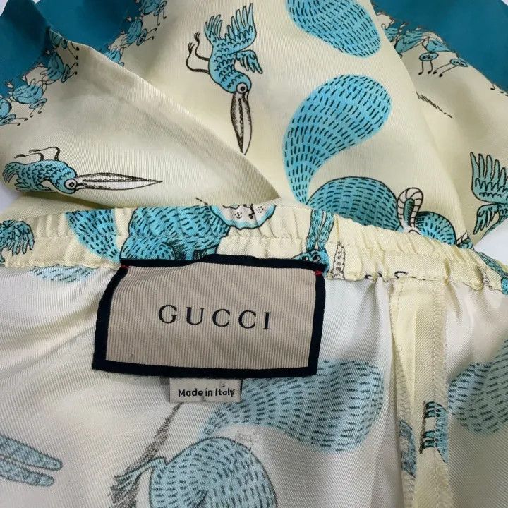 Gucci Gucci x Freya Hartas Printed Silk Shorts Size US 44 / EU 60 - 6 Thumbnail