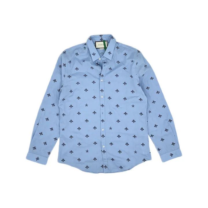 Gucci Gucci Casual Stylish Button-Up Shirt Size US M / EU 48-50 / 2 - 2 Thumbnail