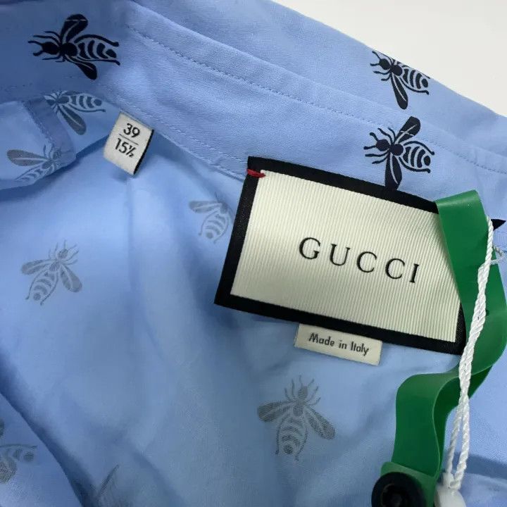 Gucci Gucci Casual Stylish Button-Up Shirt Size US M / EU 48-50 / 2 - 5 Thumbnail