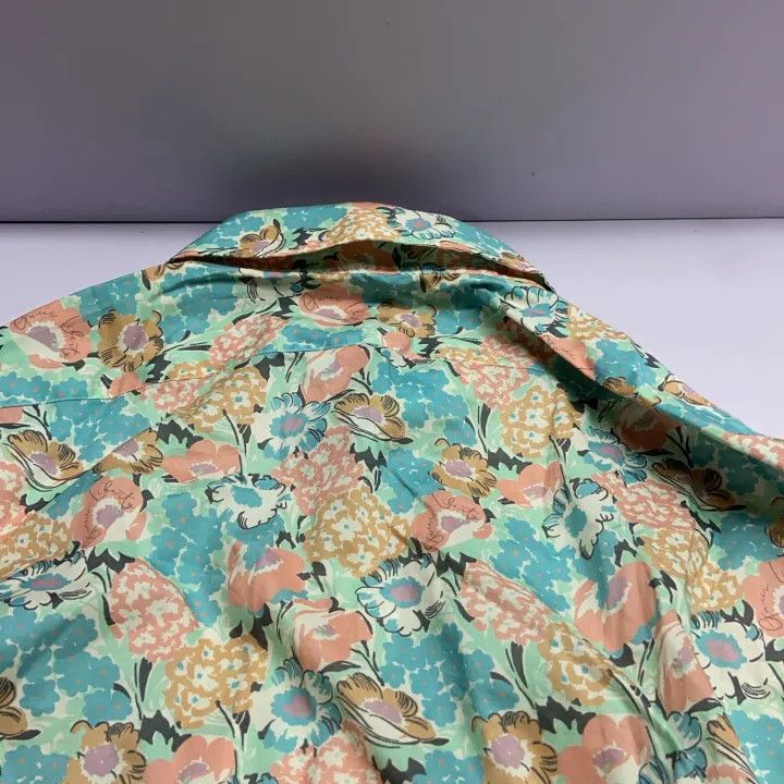 Gucci Gucci Floral Pattern Loose Long Sleeve Shirt Size US XL / EU 56 / 4 - 5 Thumbnail