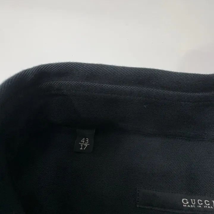 Gucci Gucci Casual Solid Long Sleeve Shirt Size US L / EU 52-54 / 3 - 5 Thumbnail