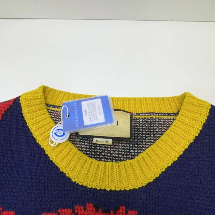 Gucci Gucci Tiger Print Sweater in Blue Size US M / EU 48-50 / 2 - 6 Thumbnail