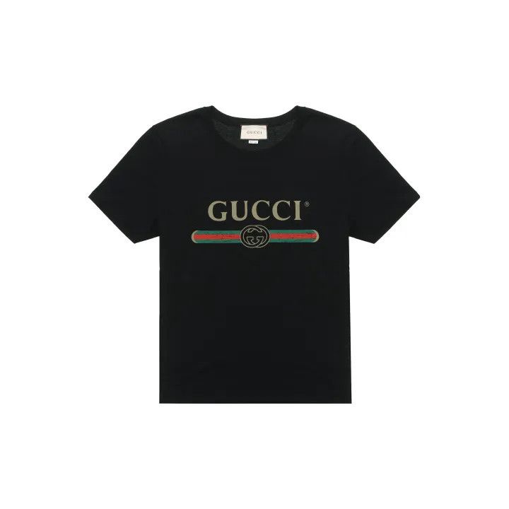 Gucci Gucci Classic Logo Black Short Sleeve T-Shirt Size US S / EU 44-46 / 1 - 2 Thumbnail