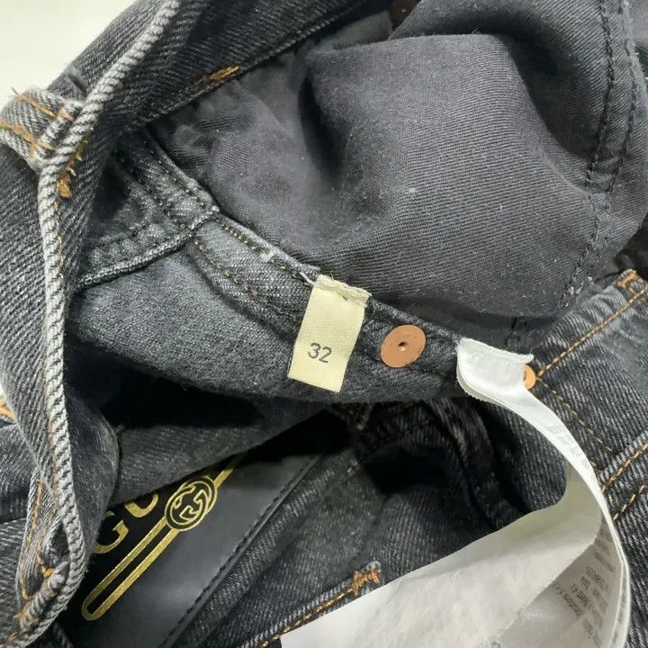 Gucci Gucci Black Tapered Denim Pants for Men Size US 32 / EU 48 - 5 Thumbnail