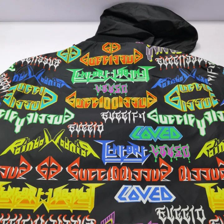 Gucci Gucci Colorful Graphic Hooded Jacket Size US M / EU 48-50 / 2 - 12 Thumbnail
