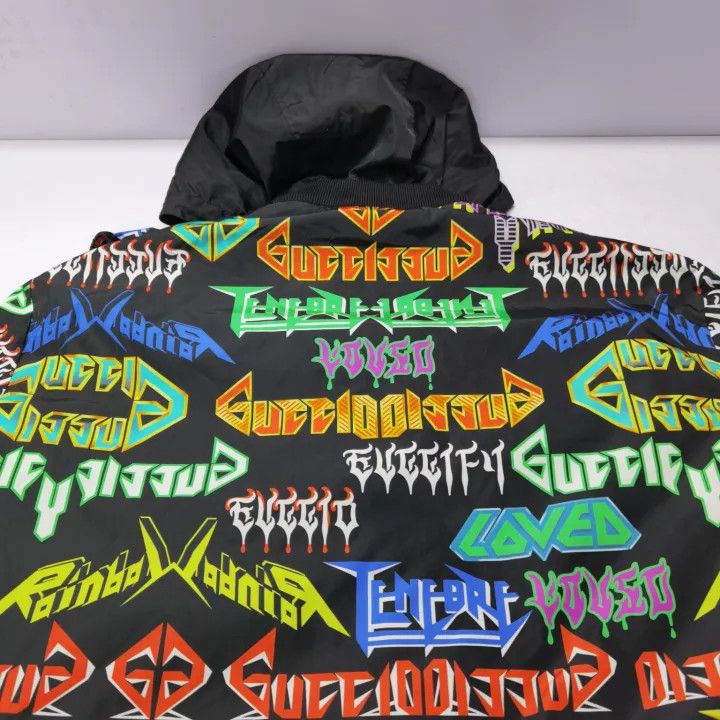 Gucci Gucci Colorful Graphic Hooded Jacket Size US M / EU 48-50 / 2 - 5 Thumbnail