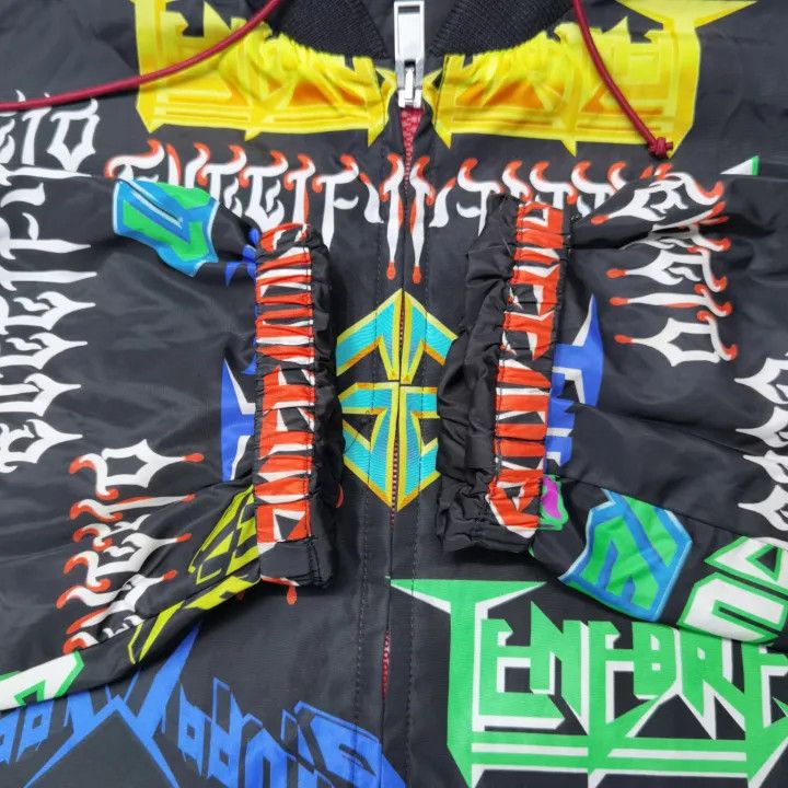 Gucci Gucci Colorful Graphic Hooded Jacket Size US M / EU 48-50 / 2 - 10 Thumbnail