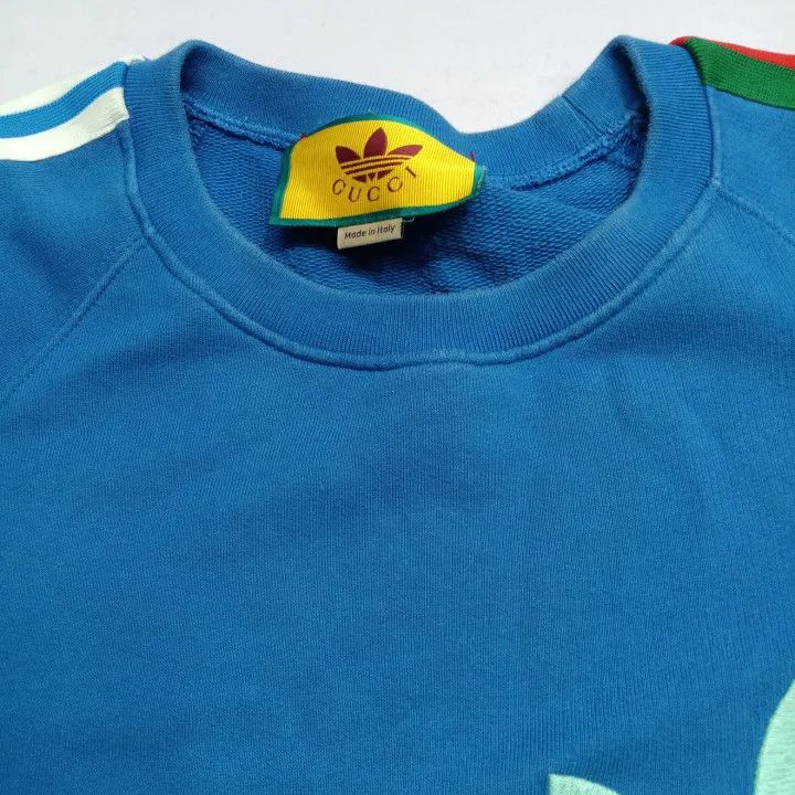 Gucci Gucci SS22 Logo Embroidered Sweatshirt Size US L / EU 52-54 / 3 - 7 Thumbnail