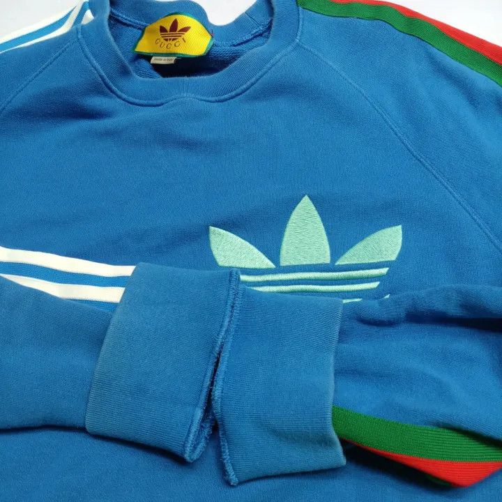 Gucci Gucci SS22 Logo Embroidered Sweatshirt Size US L / EU 52-54 / 3 - 8 Thumbnail
