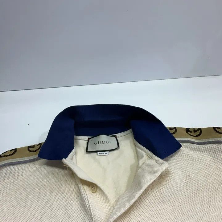 Gucci Gucci Logo Pattern Short Sleeve Polo Shirt Size US XXL / EU 58 / 5 - 6 Thumbnail