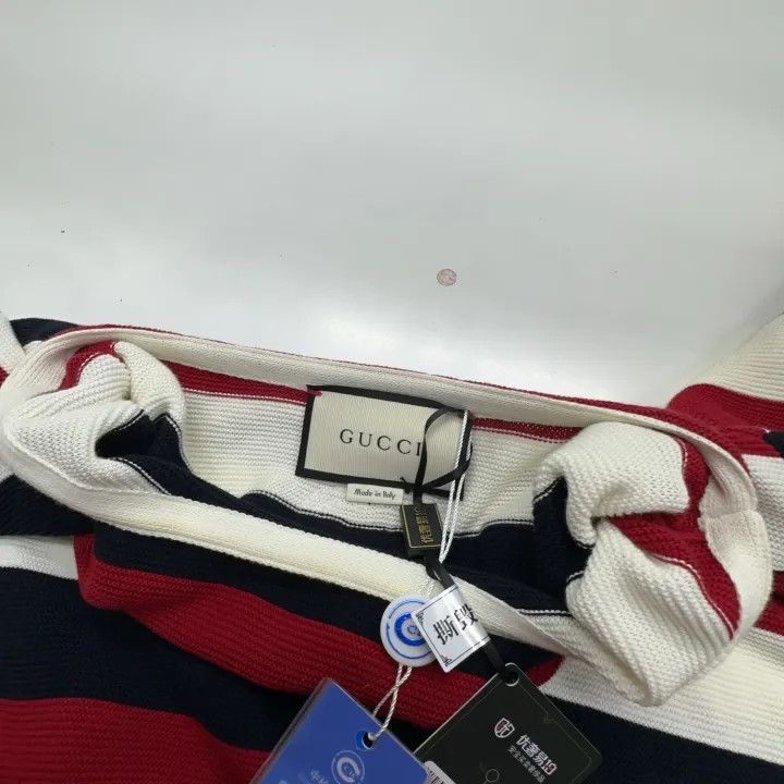 Gucci Gucci Striped Knit Sweater for Casual Style Size US XXL / EU 58 / 5 - 7 Thumbnail