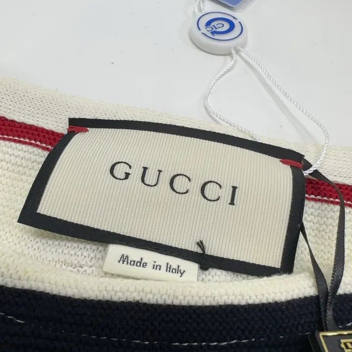 Gucci Gucci Striped Knit Sweater for Casual Style Size US XXL / EU 58 / 5 - 6 Thumbnail