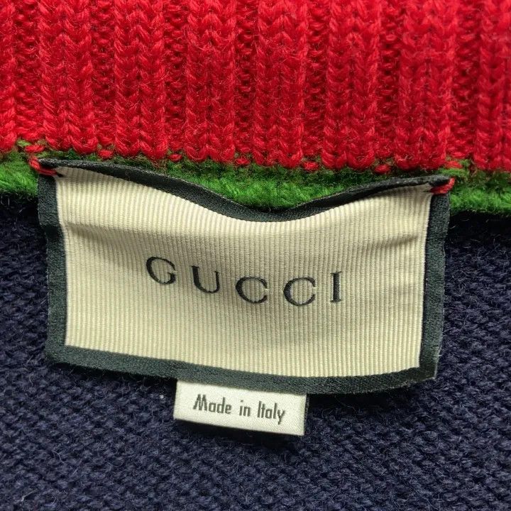 Gucci Gucci MLB Patch V-Neck Knit Cardigan Size US M / EU 48-50 / 2 - 4 Thumbnail