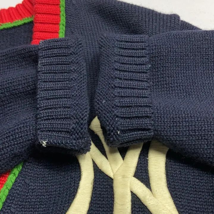 Gucci Gucci MLB Patch V-Neck Knit Cardigan Size US M / EU 48-50 / 2 - 8 Thumbnail