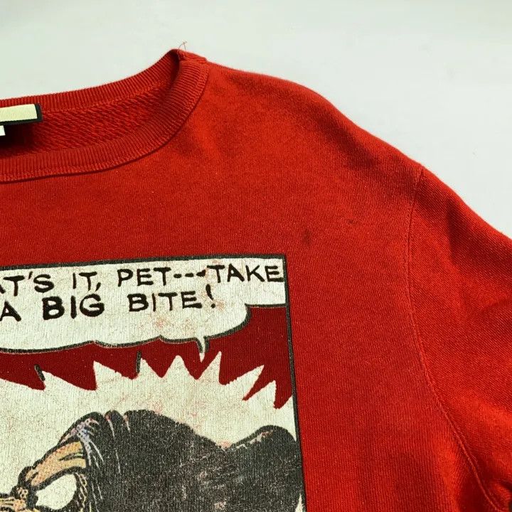 Gucci Gucci Cartoon Graphic Long Sleeve Sweatshirt Size US XS / EU 42 / 0 - 7 Thumbnail
