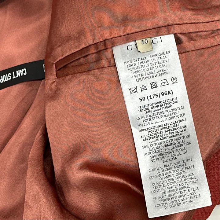 Gucci Gucci x Adidas Red Button-Up Jacket Size US L / EU 52-54 / 3 - 2 Thumbnail