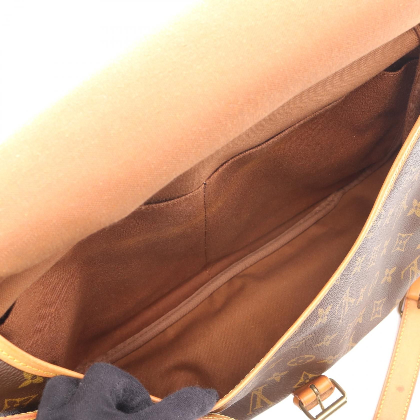 Louis Vuitton Louis Vuitton Louis Vuitton Saumur 35 Monogram Shoulder Bag Canvas Shoulder Bag M42254 DUTY FREE for USA Size ONE SIZE - 4 Thumbnail