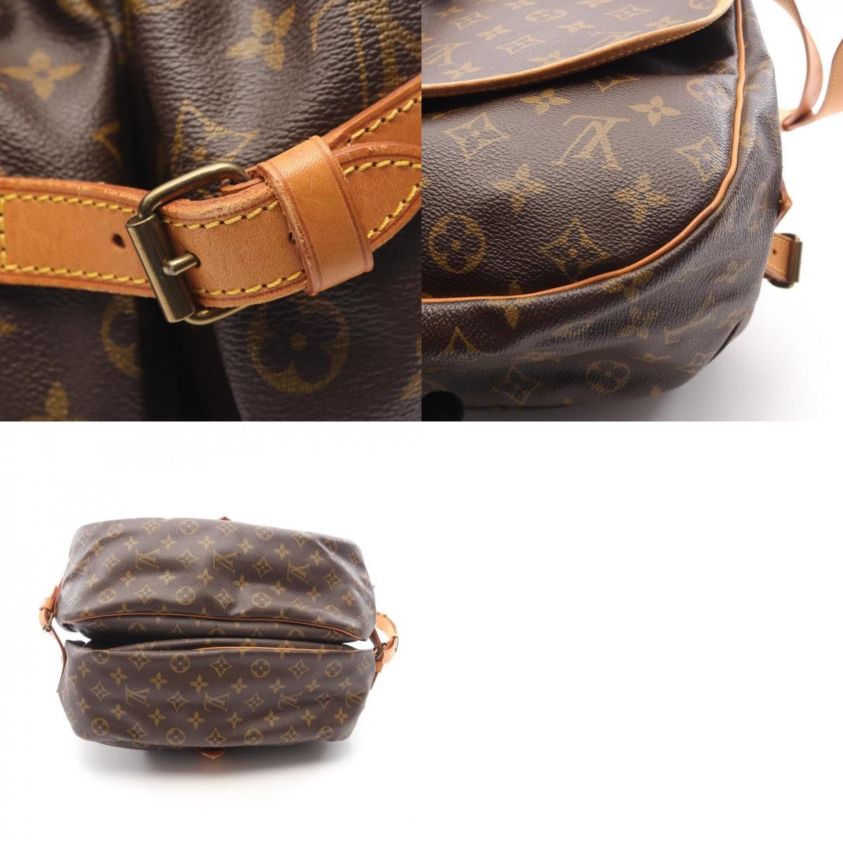 Louis Vuitton Louis Vuitton Louis Vuitton Saumur 35 Monogram Shoulder Bag Canvas Shoulder Bag M42254 DUTY FREE for USA Size ONE SIZE - 10 Thumbnail